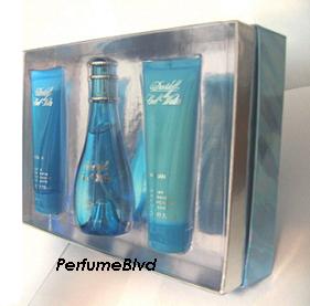 Cool Water 3 Piece Perfume Gift Set - Click Image to Close